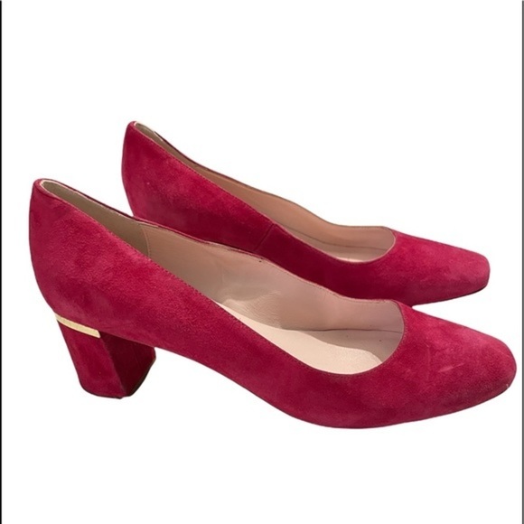 kate spade Shoes - Kate Spade pink suede pumps size 8